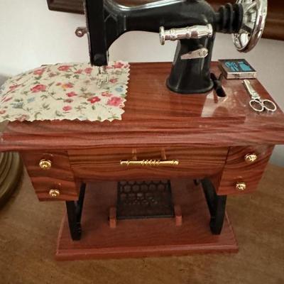 Sewing machine music box