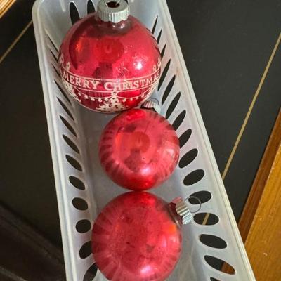 Vintage Christmas ornaments
