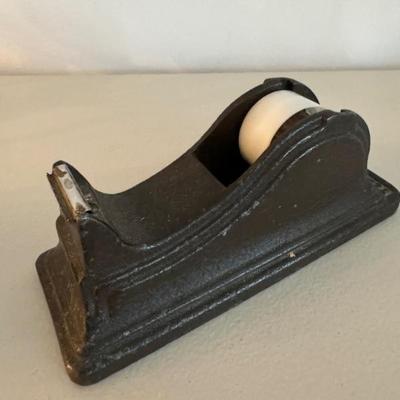 Cast iron tape dispenser