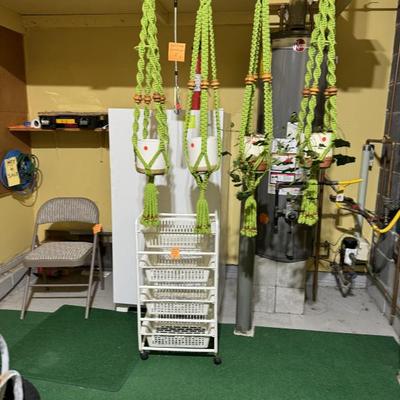 Macrame plant hangers