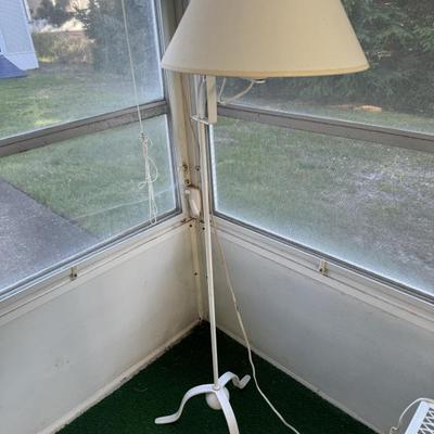 Wrought iron lamp