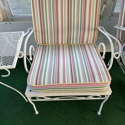 Wrought iron chair
