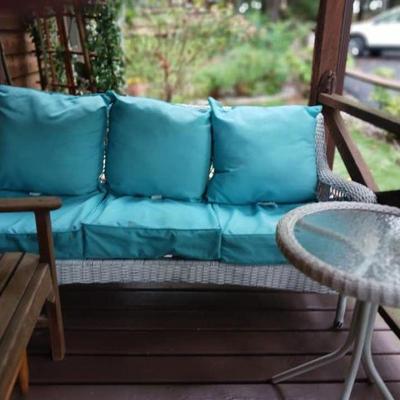 Wicker sofa