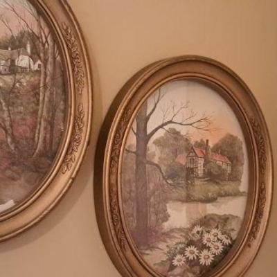 Homco Pair of Pictures