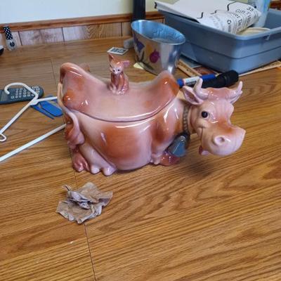 Cow Cookie Jar