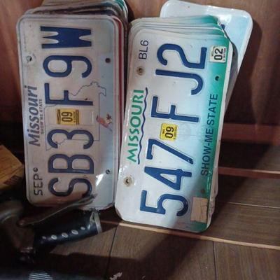 License plates 