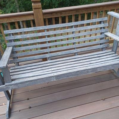 Outdoor bench