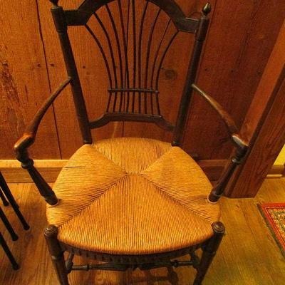Antique Wheat back chair