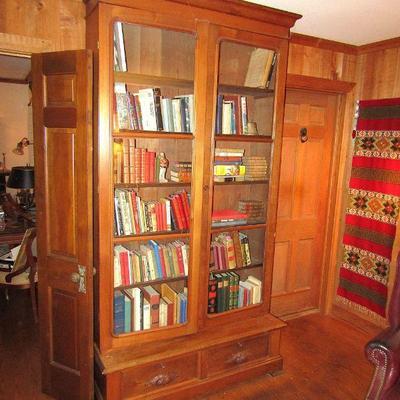 Antique farmhouse bookcase