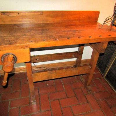 Christiansen Co. Chicago antique work table