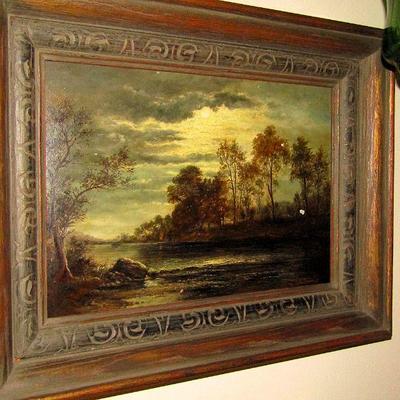 Charles Tredupp moonlight painting