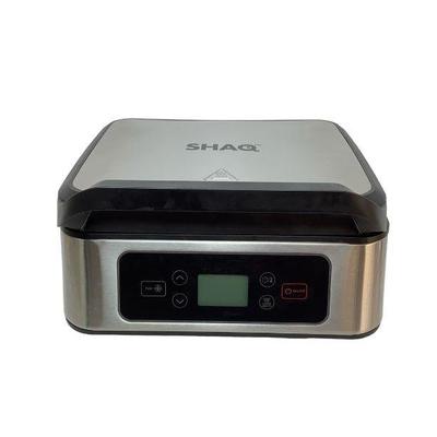 DEJE600 SHAQ Grill And Press	This lot includes a SHAQ smokeless grill and press with instructions and owners Manuel.Model: GMC01.  Tested...