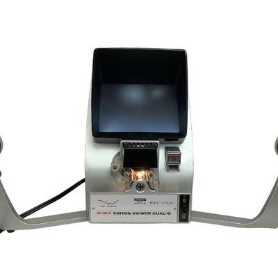 MANA616 Goko Editor Viewer	This lot includes a Goko G-2002 Dual-8 editor viewer which is suitable for all types of 8mm film. AC 115volts,...