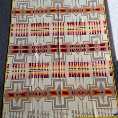 Vintage Pendleton Beaver State Wool Blanket Chief Joseph
