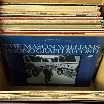 Box Of Vinyl Record Albums #1
