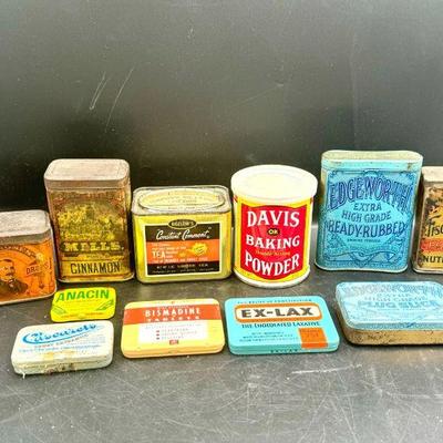(11) Antique/Vintage Containers feat. Edgeworth & Ex-Lax
