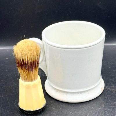 Vintage Cook & Hancock Shaving Cup & Klonz Brush
