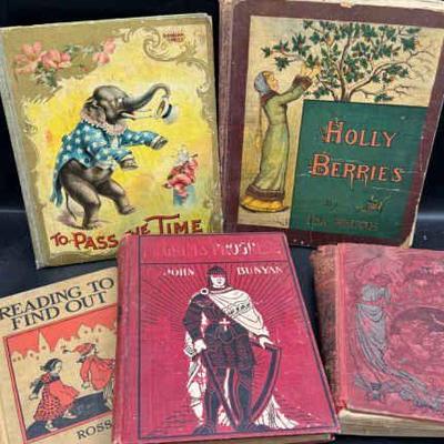 (5) Vintage Childrens Books
