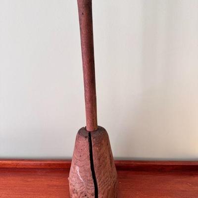 Vintage Primitive Wood Pestle Masher

