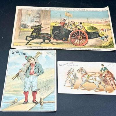 (3) Vintage Advertisements
