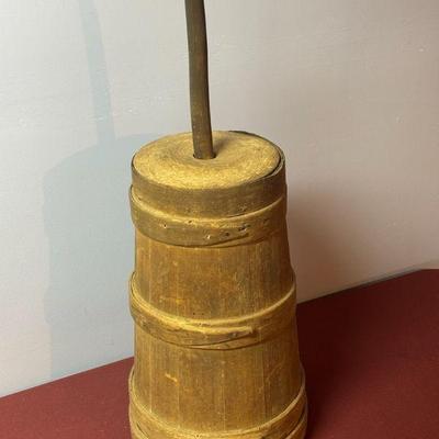 2.4’ Vintage Wooden Butter Churn

