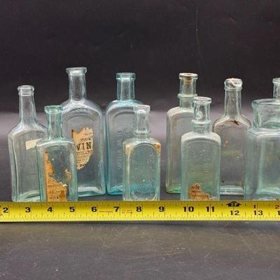 Blue Antique Bottles
