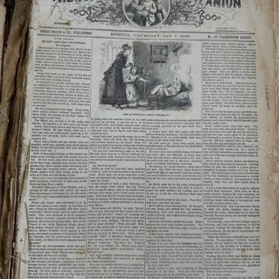 “The Youth’s Companion” Periodical Book Jan 1869- Dec 1870
