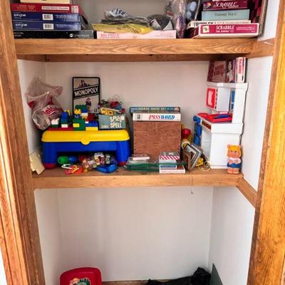 Closet Of Toys And Games
