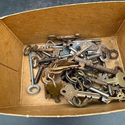 Old Box Of Old Keys
