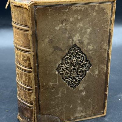 1864 Blackie & Son Antique Bible
