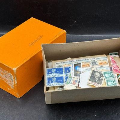 Old Storage Box Stamp Mystery Lot
