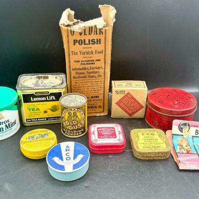 (11) Antique/Vintage Containers feat. Gold Dust Scouring Powder
