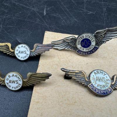 (4) Airforce Pins
