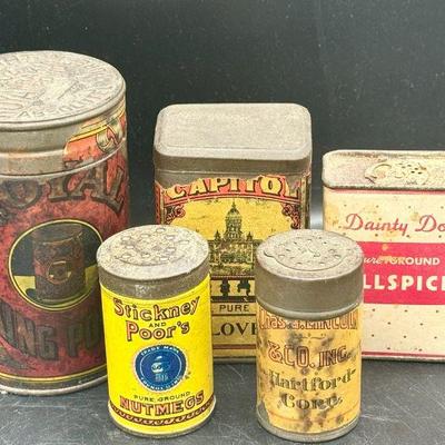 (5) Vintage/Antique Containers feat. Stickney and Poor’s
