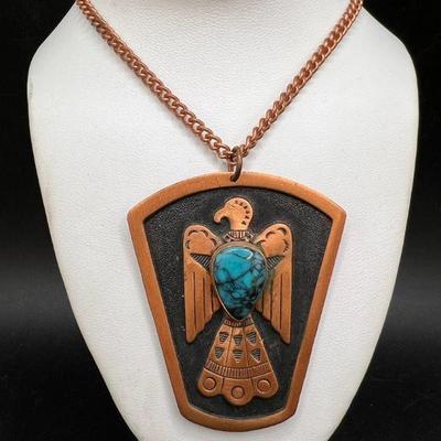 Solid Copper Pendant with 12” Chain
