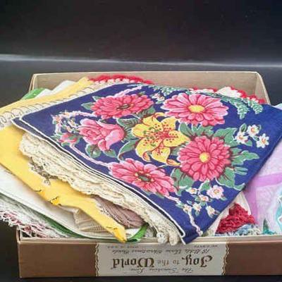 Vintage Mystery Handkerchief Lot #2
