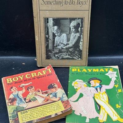 (3) Vintage Books… For Boys!
