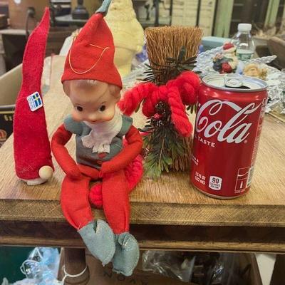 Elf on a Shelf, Sweden Tall Hat Guy and Sheaf of Wheat Decorations
