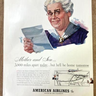American Airline Advertisement
