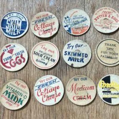 Exceptional Variety of MILK BOTTLE CAPS
