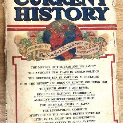 1920 Current History Magazine
