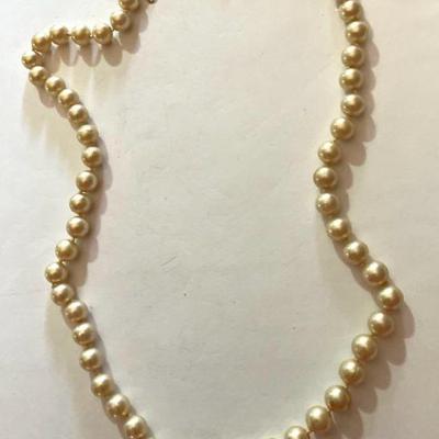 String of Faux Pearls
