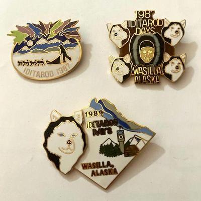 1980's Iditarod Pins

