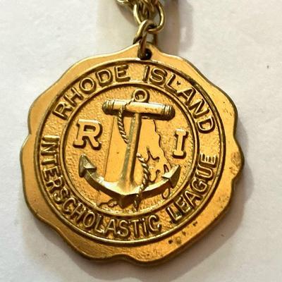 First Place Award Medal "Rhode Island Inter-Scholastic League"
