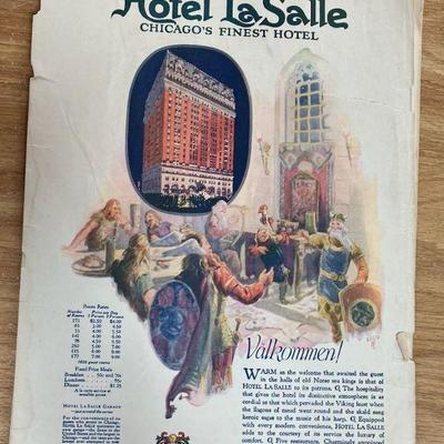 Hotel La Salle Pamphlet
