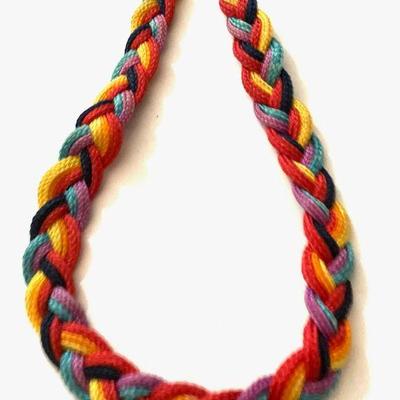 Colorful Woven Necklace
