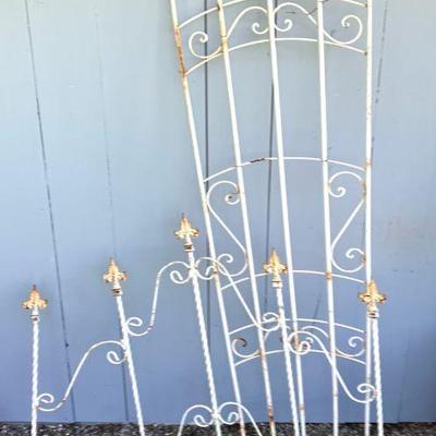 Two (2) Iron Garden Features
