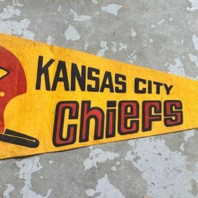 1967 KANSAS CITY CHIEFS PENNANT

