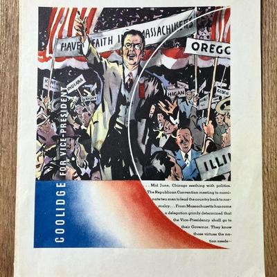 Coolidge for Vice President Advertising
