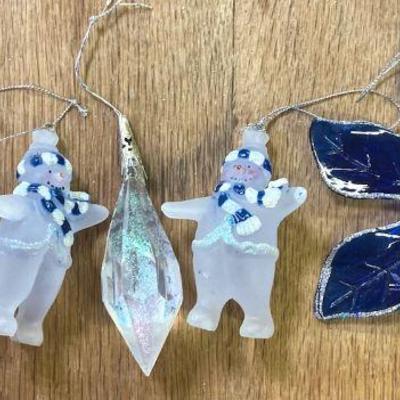 Six (6) Christmas Ornaments
